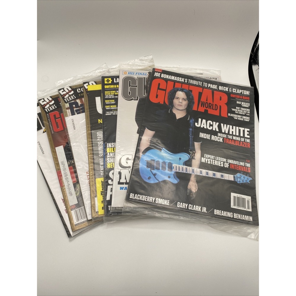 Guitar Player World Magazine Bundle Metallica Smashing Pumpkins 2017 2018 Lot 7